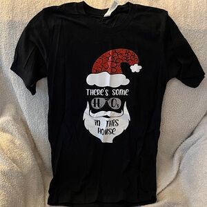 Bella Canvas Black T-Shirt XS HO’s in this house fitted tee